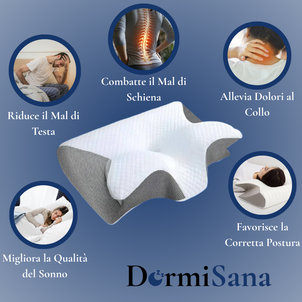 DormiSana™ - Il Cuscino che ti Cambia le Notti